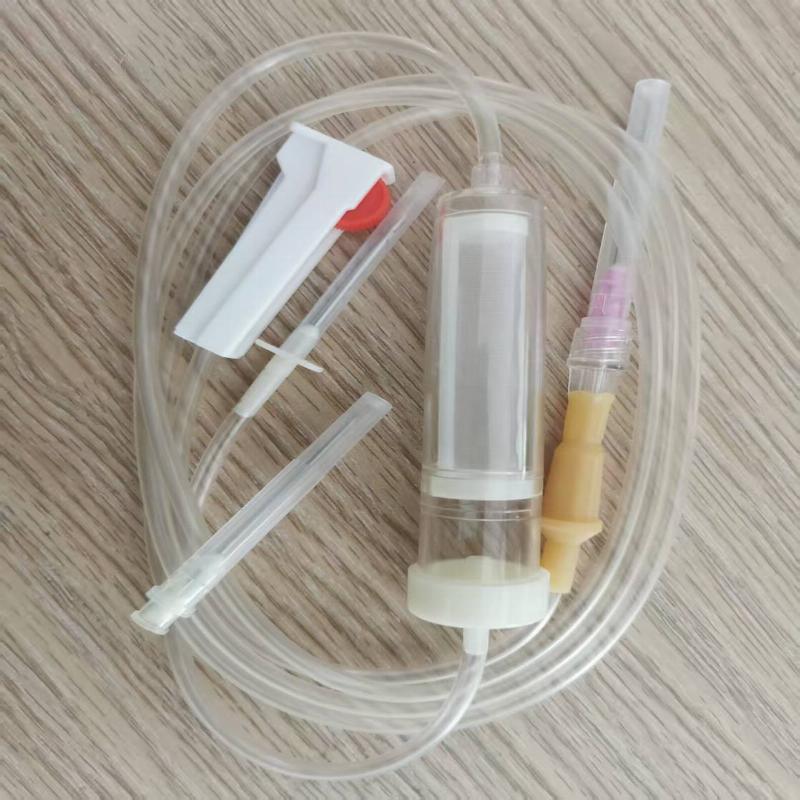 Система для переливання крові одноразового використання стерильна, 18G, ЛУЄР СЛІП, з металевою голкою